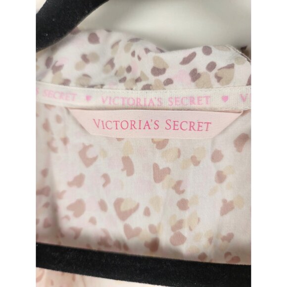 Victorias Secret Women's Button-Up Leopard Print Pajama Top Size S/P - Picture 8 of 12